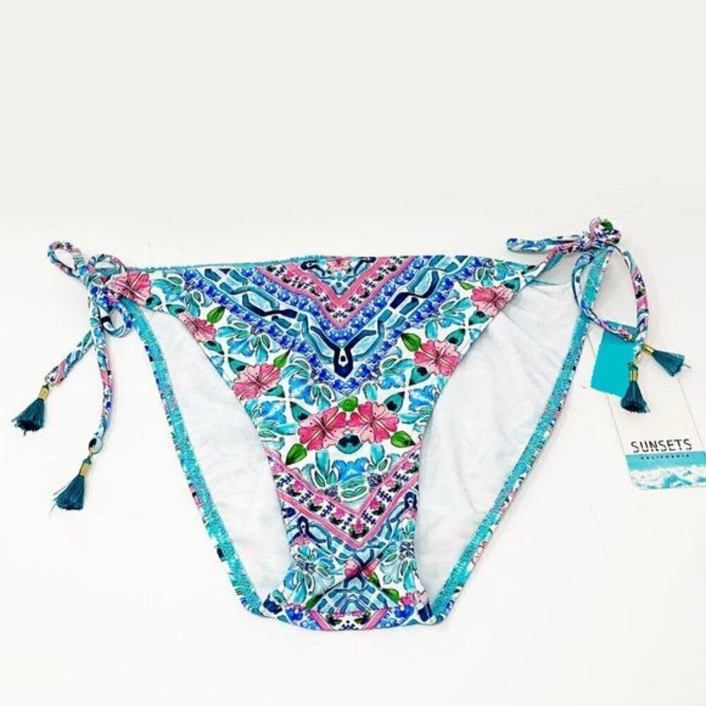 Sunsets California California Dreamin' Dolce Vita Side Tie Bikini Bottom - NWT